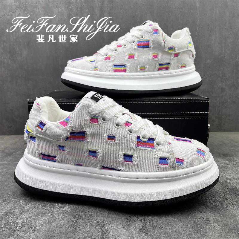 鞋子男款秋冬季厚底小白鞋男士轻奢韩版潮流时尚休闲运动鞋男鞋子