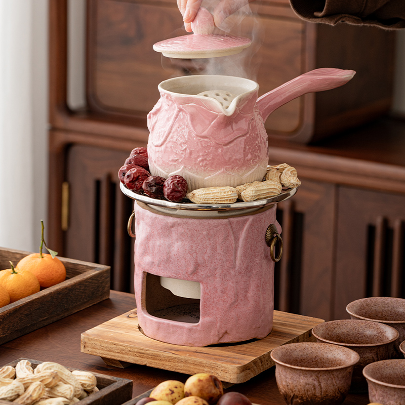 围炉煮茶烤火炉套装器具全套烧烤炉2025新款家用围聚陶瓷煮茶炭炉