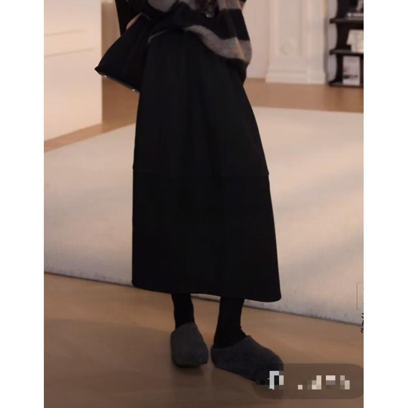 【YANYAN】毛呢半身裙女秋季高腰中长款A字裙中长款长裙YY-5532