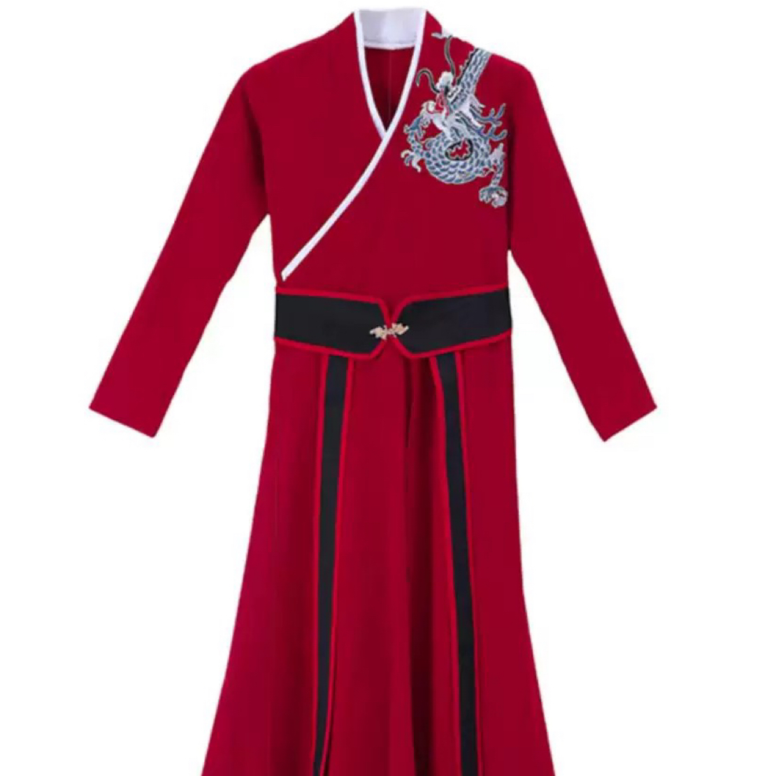 雪龙吟舞蹈演出服花木兰象王行扇子舞国风少年志古典表演服