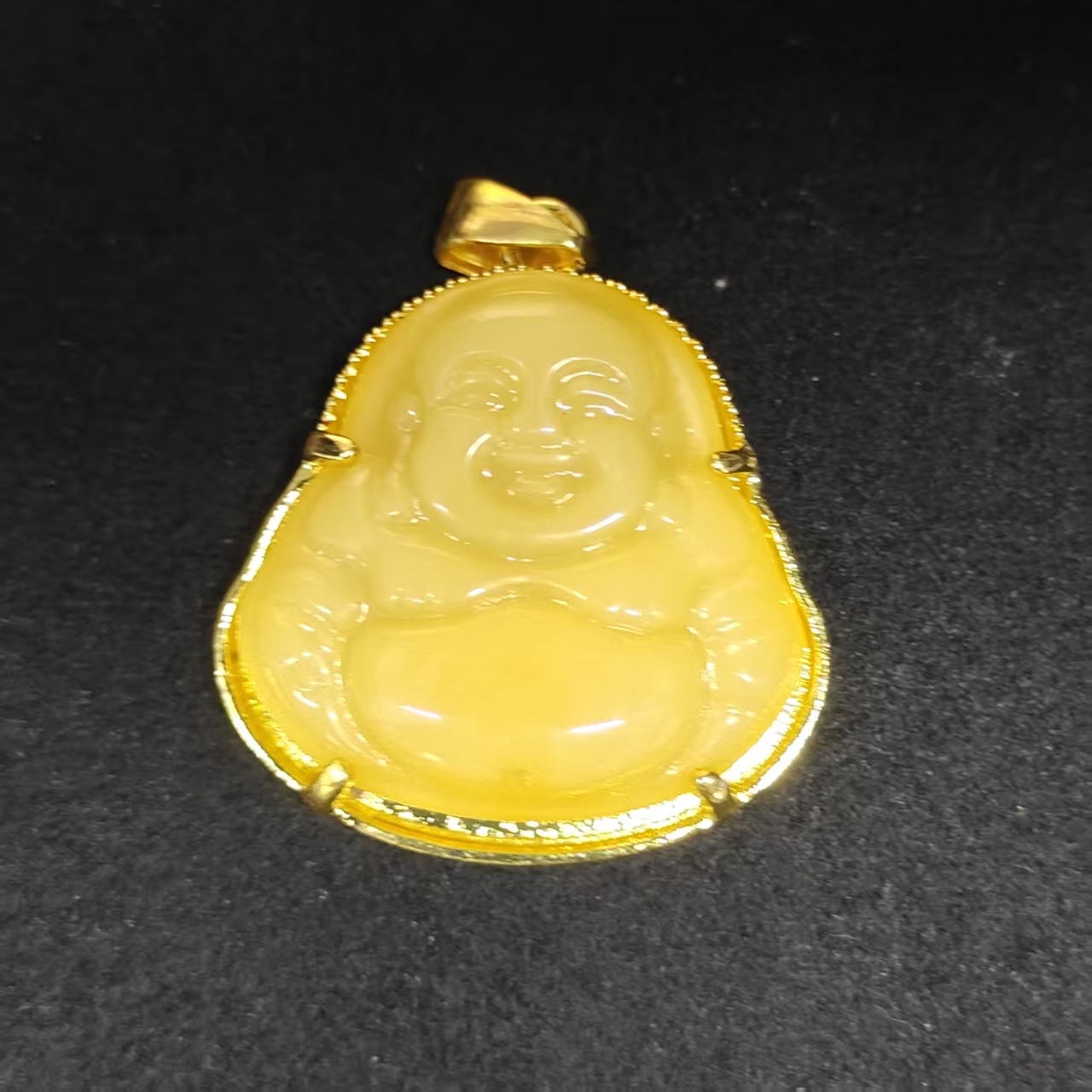 【官方正品】镀K999 玄黄帝佛弥勒佛吊坠【YKPN37】