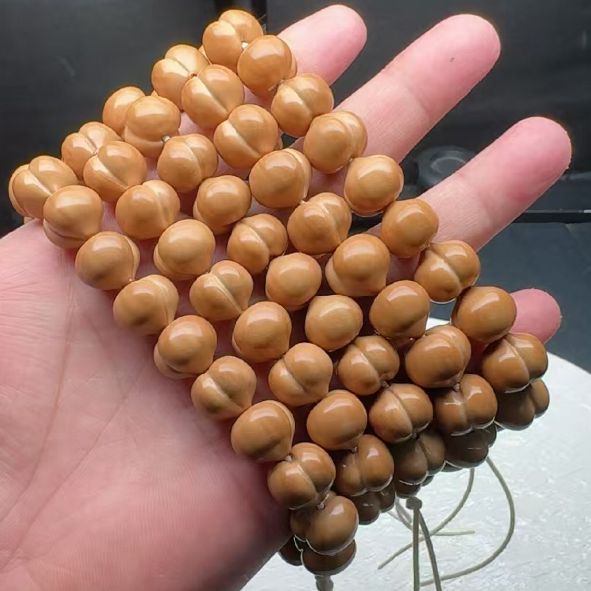 『猴头•手工屁桃』 柯基屁桃 高端5s工作室 聚宝盆手工雕刻