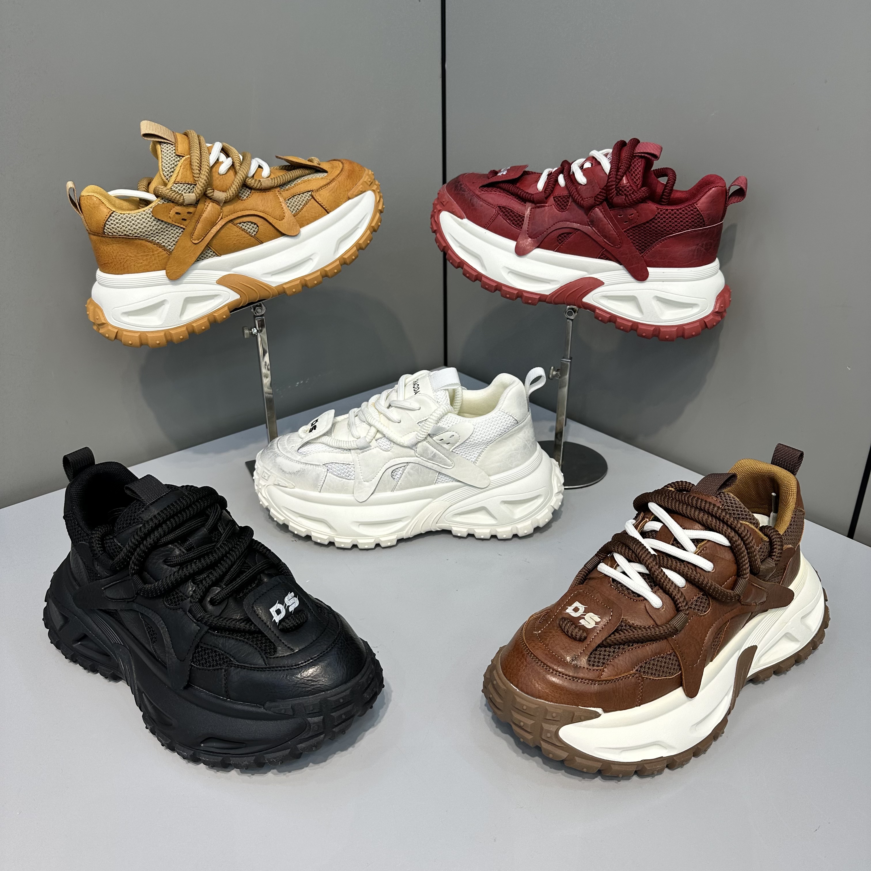 欧洲站潮牌男士新款高端青春日常小众舒适百搭潮流潮鞋（皮鞋尺码）