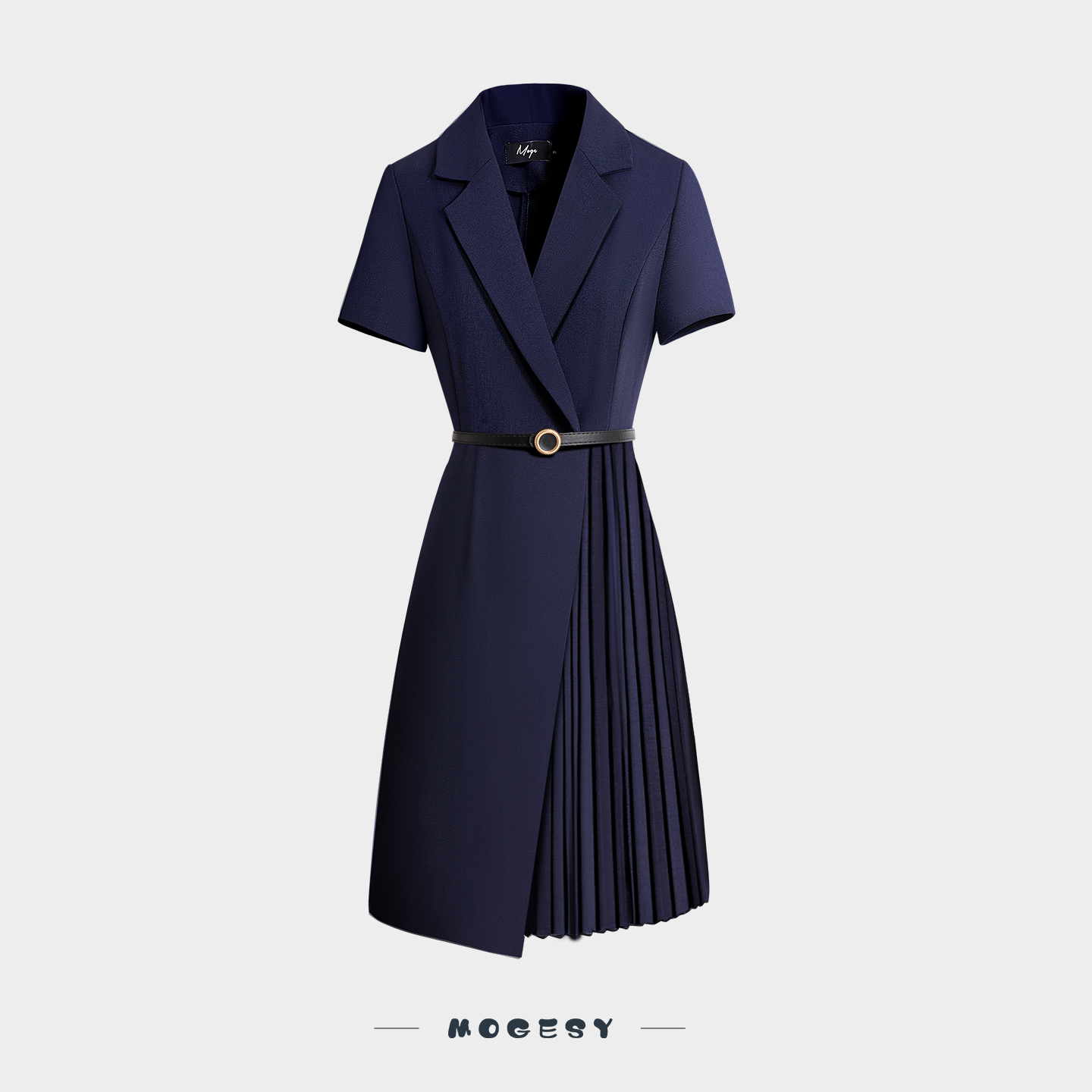 百褶连衣裙女2025年新款夏设计感时尚洋气职场通勤上班工作西装裙