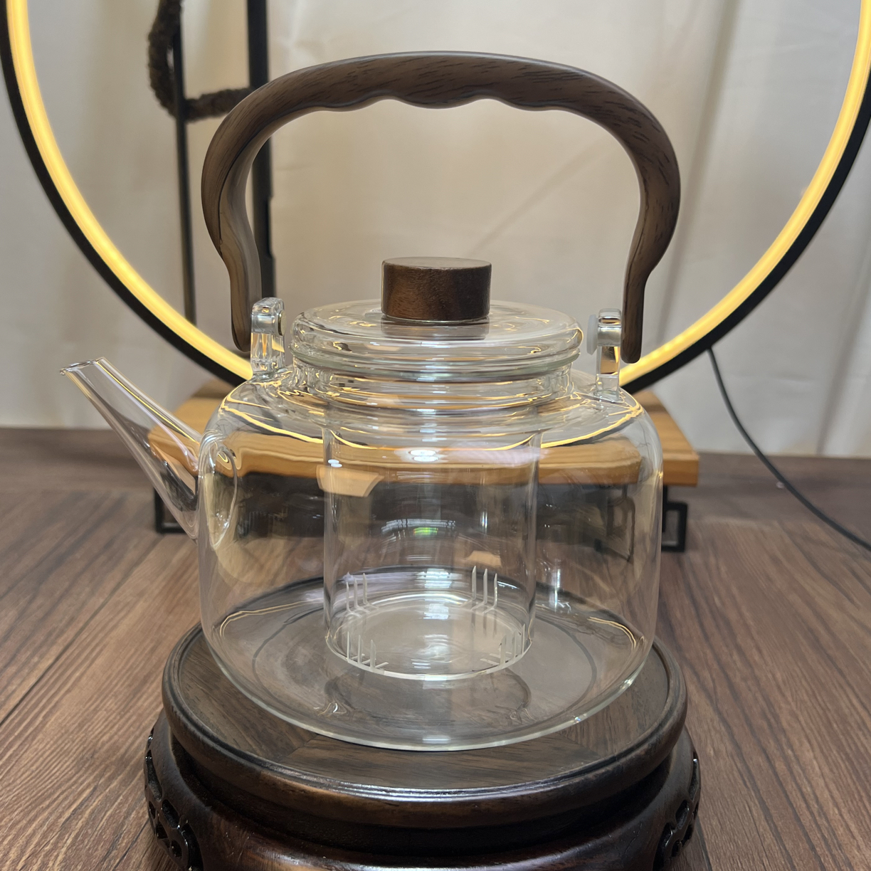 煮茶壶2025新款玻璃烧水壶耐高温煮茶器泡茶壶明火电陶炉围炉茶具