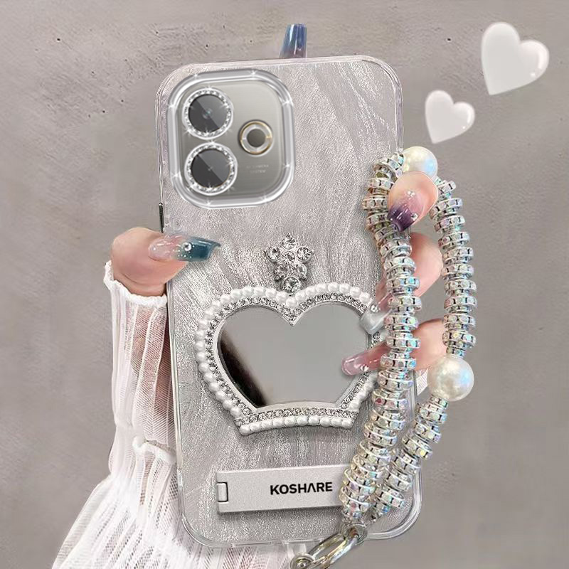 带镜头膜OPPOA5活力版5G手机壳镶钻皇冠PKV110全包A5保护套羽纱