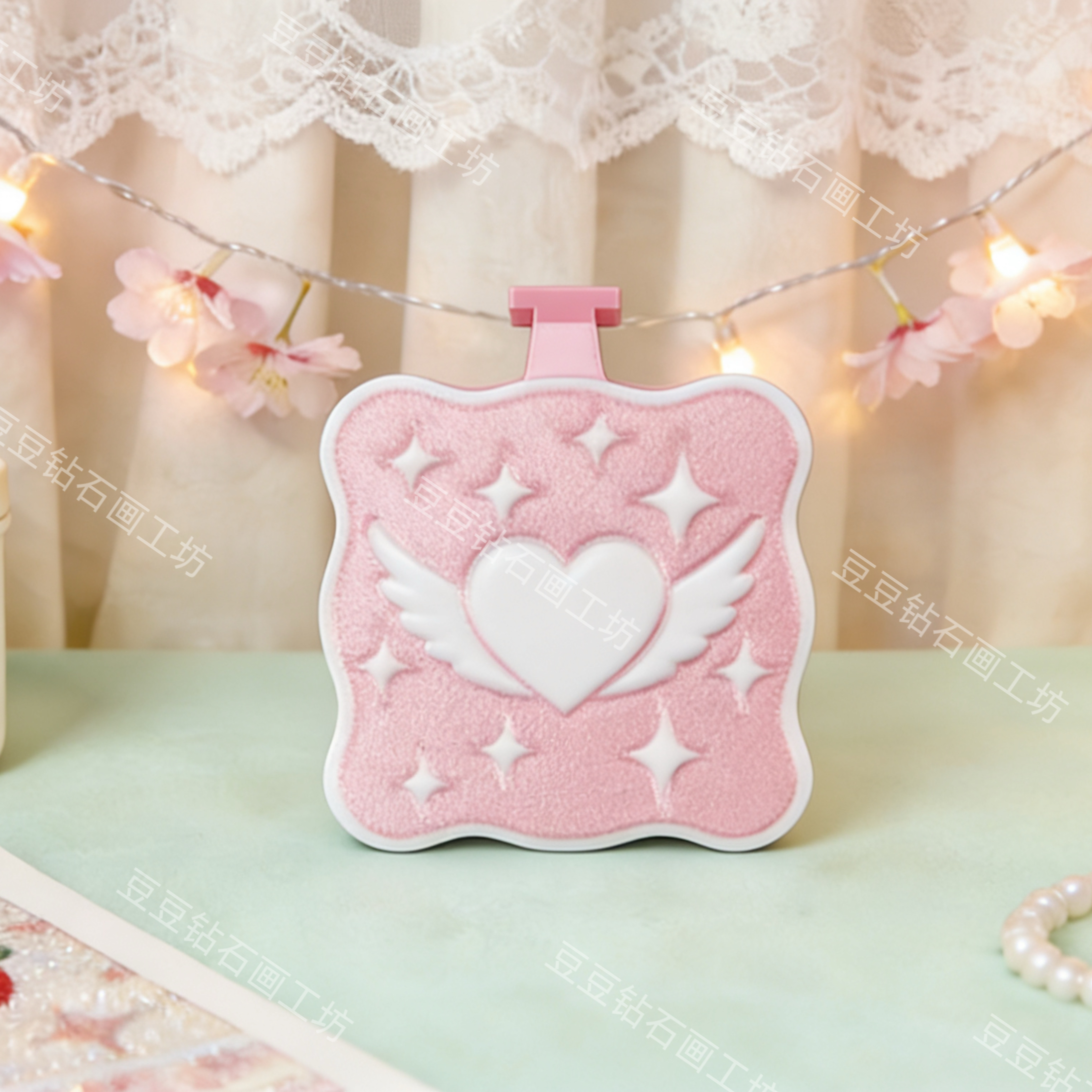 豆花家 天使之翼 磁吸点钻盘 钻石画周边工具 手工DIY分钻盘配件