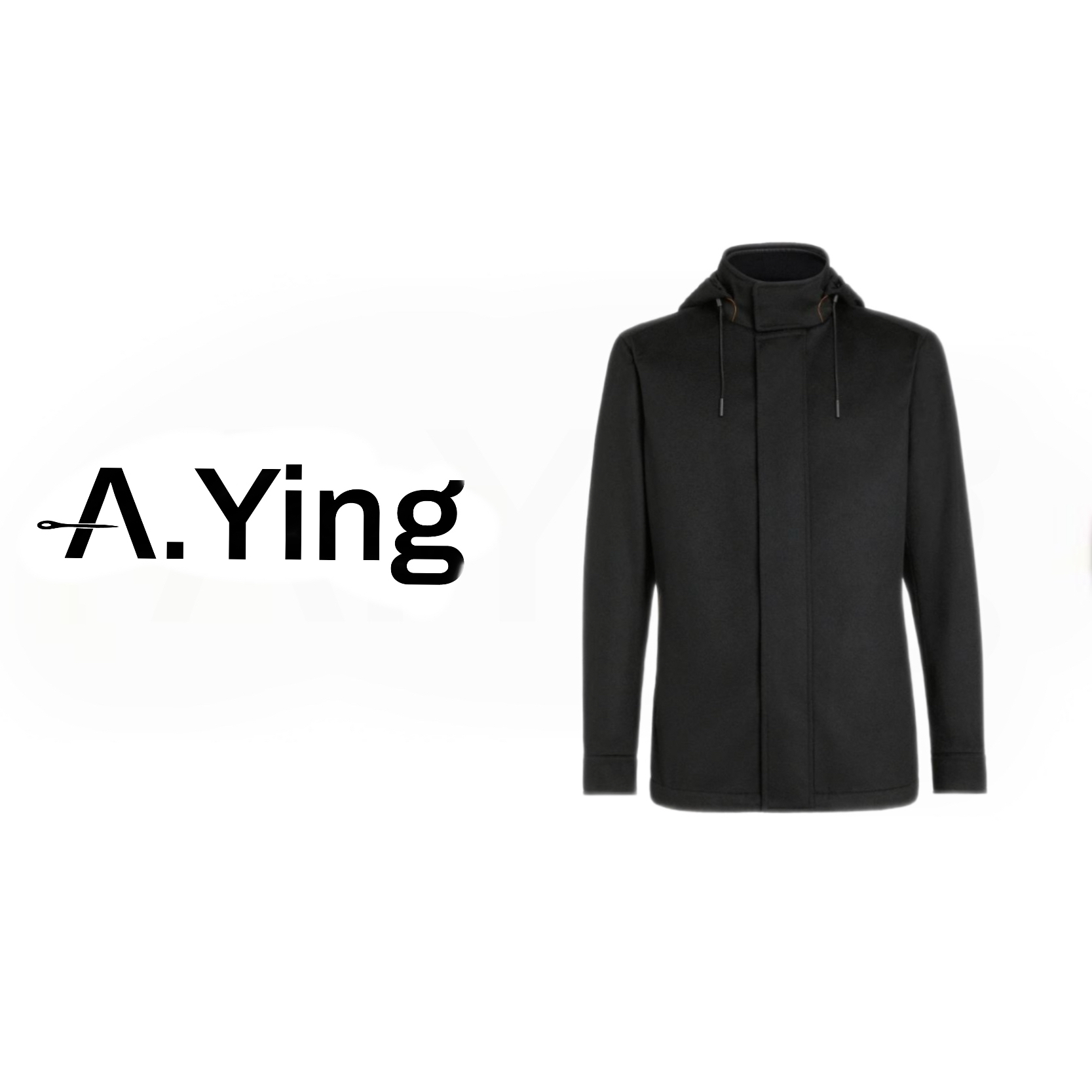 A.Ying【25FW 25176】杰尼家秋冬羊毛天丝男士可拆卸商务防风鹅绒服