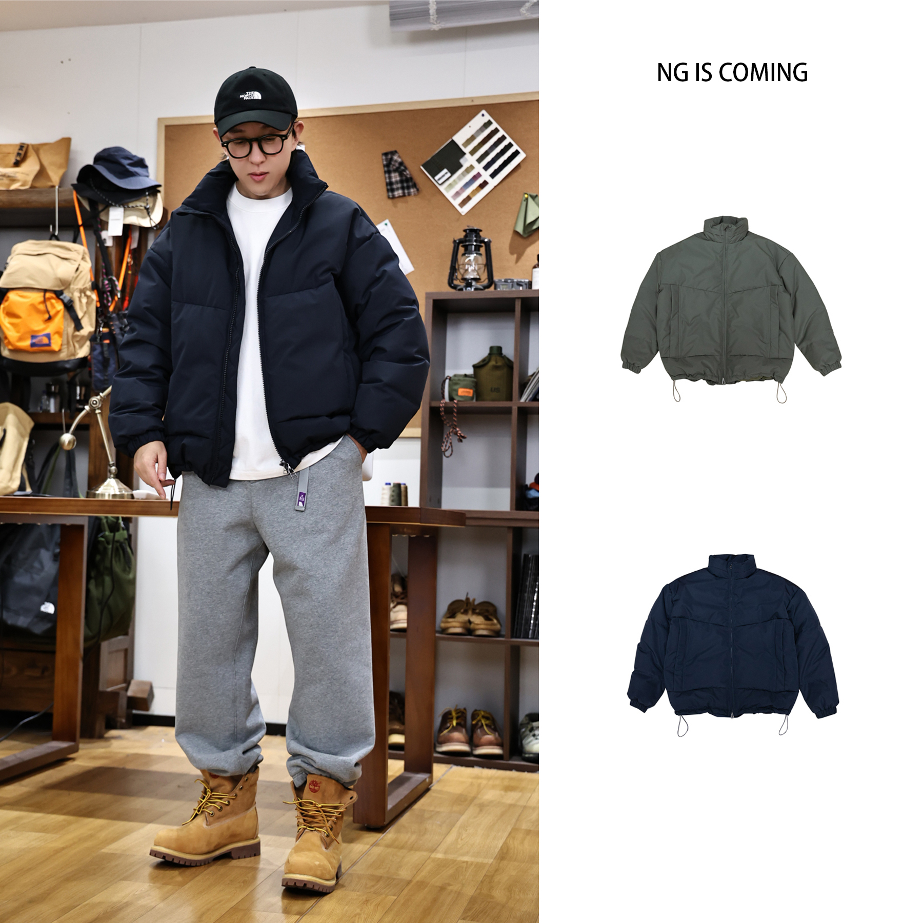 【NANAMIKA】90白鸭绒加厚210g日系冬保暖极简通勤户外羽绒服89158