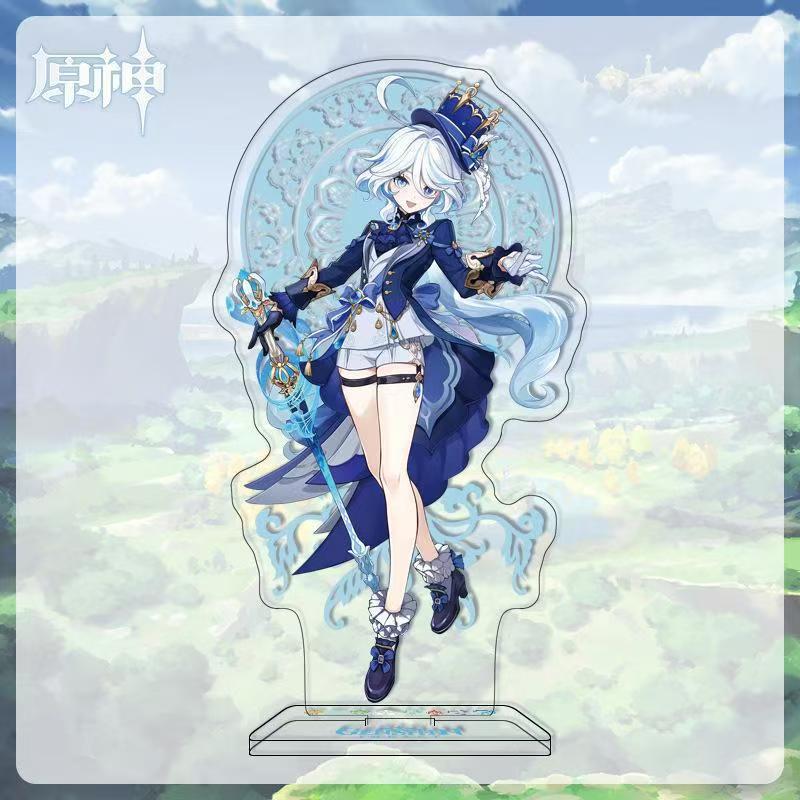 0神芙宁娜立牌加高加厚亚克力文具立牌胡桃动漫手游立牌学生礼物