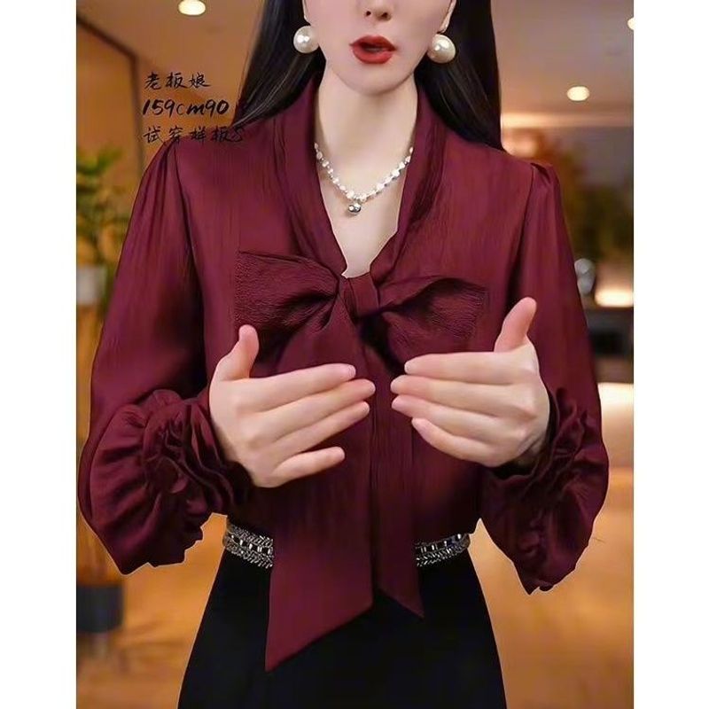 清仓捡漏~百搭宽松长袖衬衫女欧洲站2025春季新款气质休闲上衣潮