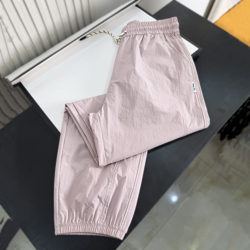2025新款春秋夏季薄款运动裤女薄款显瘦高腰哈伦防晒凉裤速干裤子