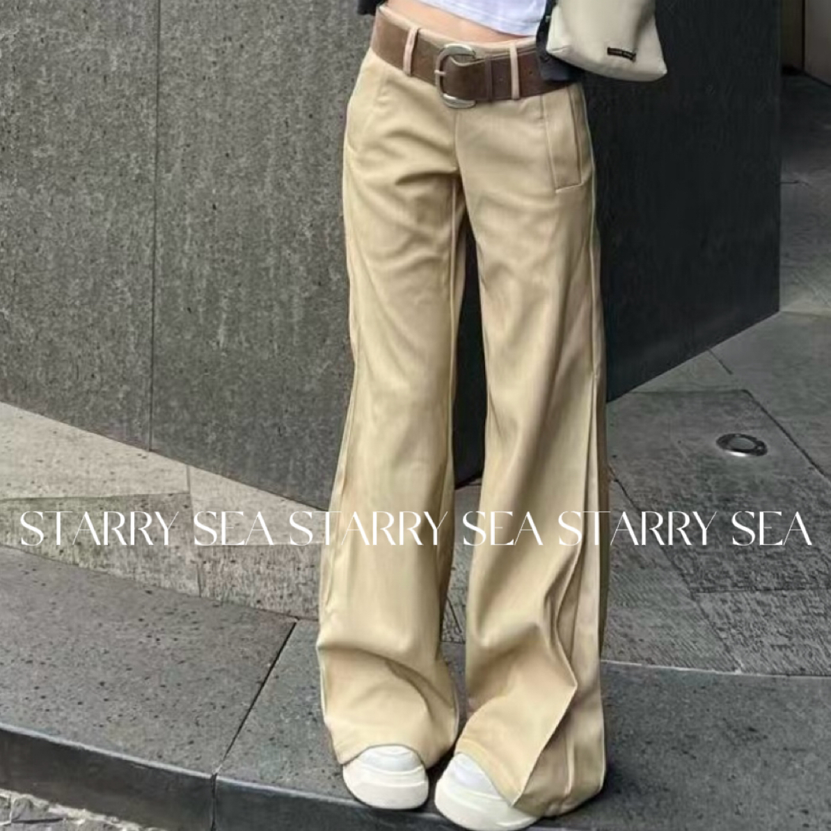 PP【裤王来啦】直筒复古垂感中腰休闲长裤#PP0151KZ