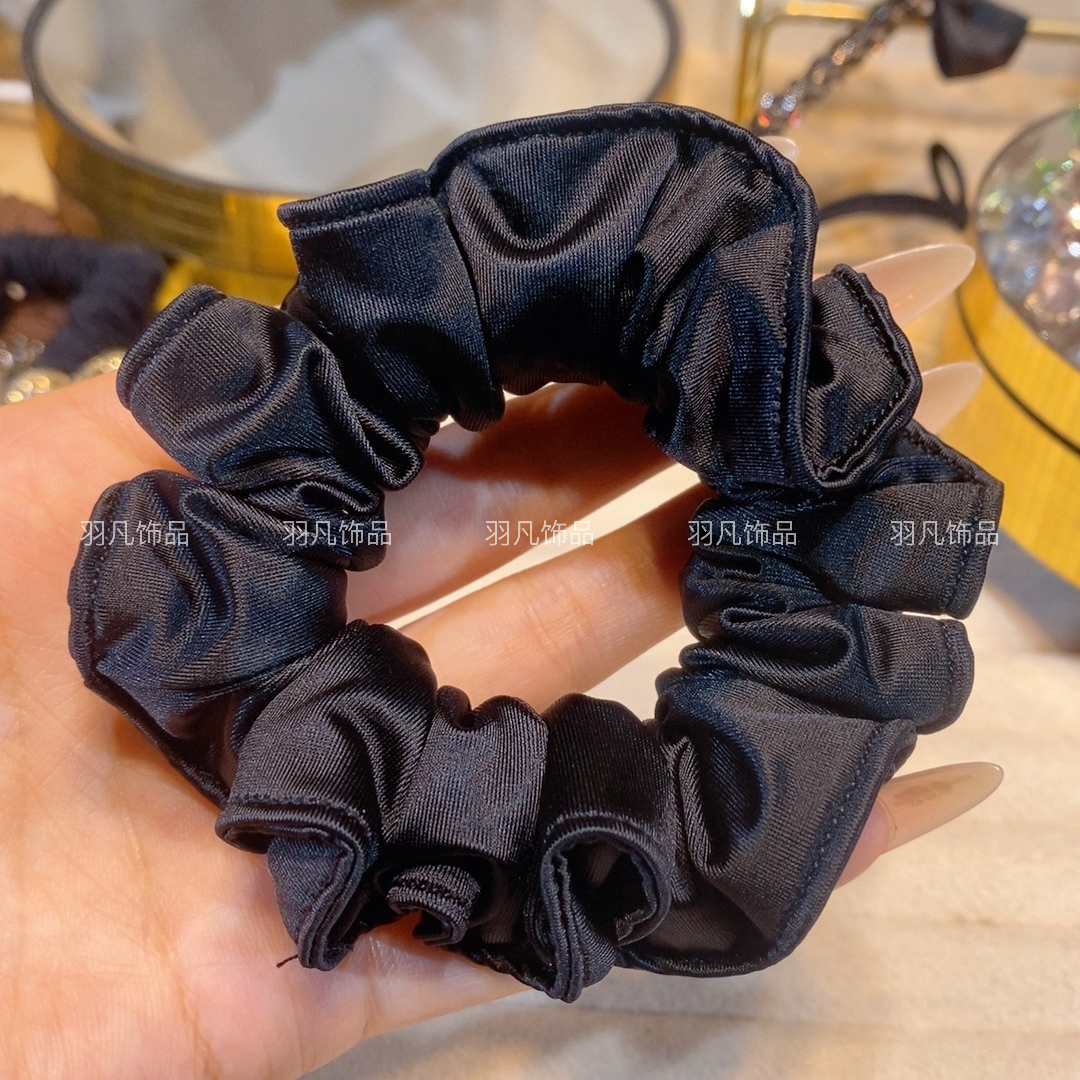 羽凡2609日韩朋克风瑞丽风发绳原创设计甜美风轻职风高档发圈女