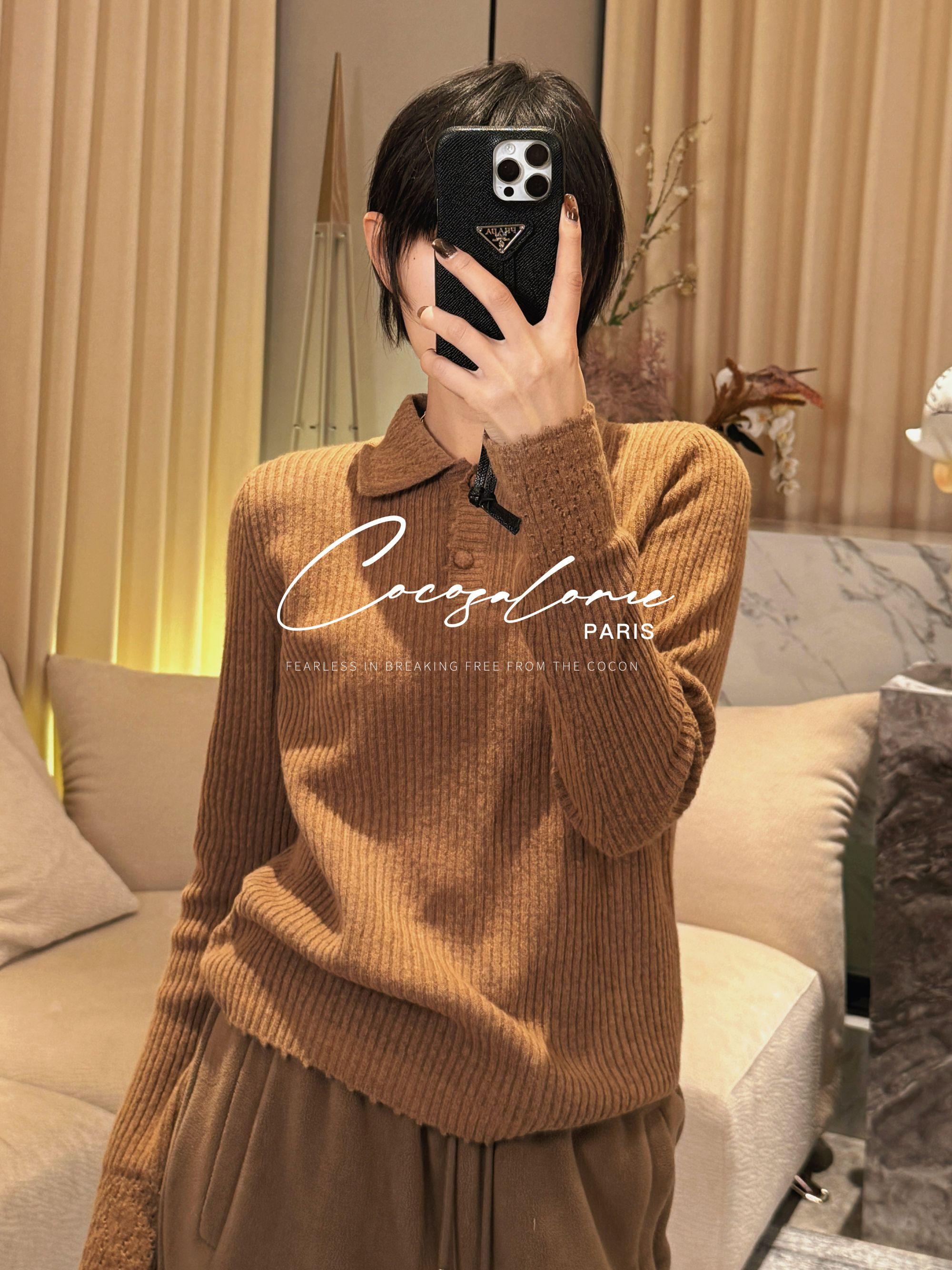 韩彬彬"四大金刚"山羊绒+绵羊毛+天丝+羊驼毛云朵亲肤毛衣3115-3