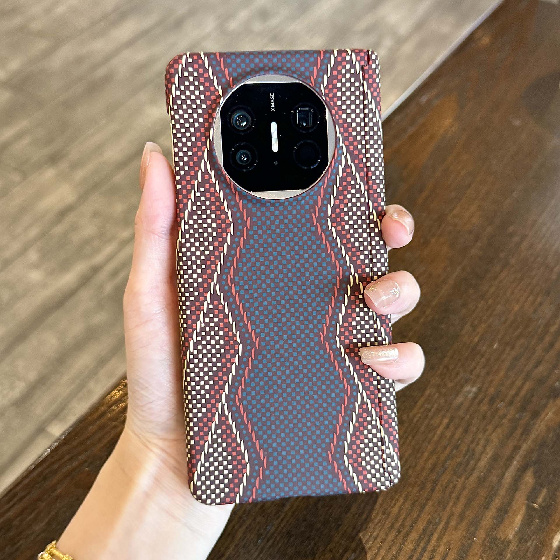 适用华为Matex5决色同款权杖双中轴手机壳Matex6全包超薄蓝星同款