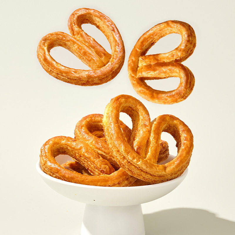 鲜达仓仓蝴蝶酥老式千层上海风味网红小吃即食休闲零食糕点饼干