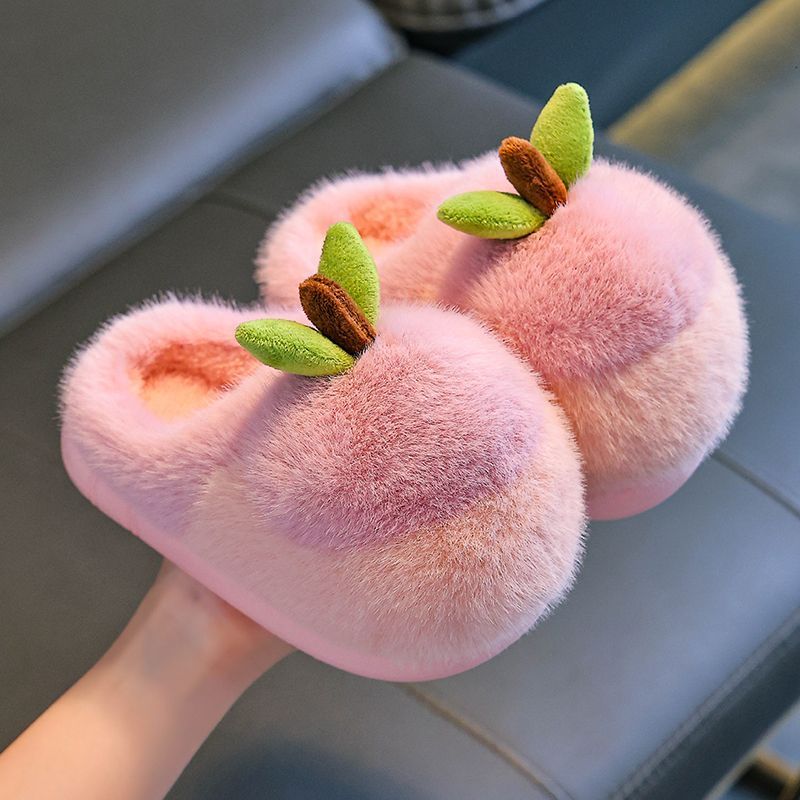 儿童棉拖鞋2025新款秋冬男女童防滑室内厚底加绒小中大童亲子拖LW