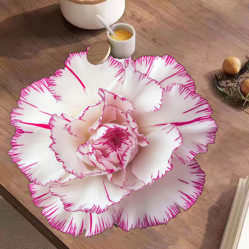 粉精灵-永生花系列网红3D花卉吸水硅藻泥垫子