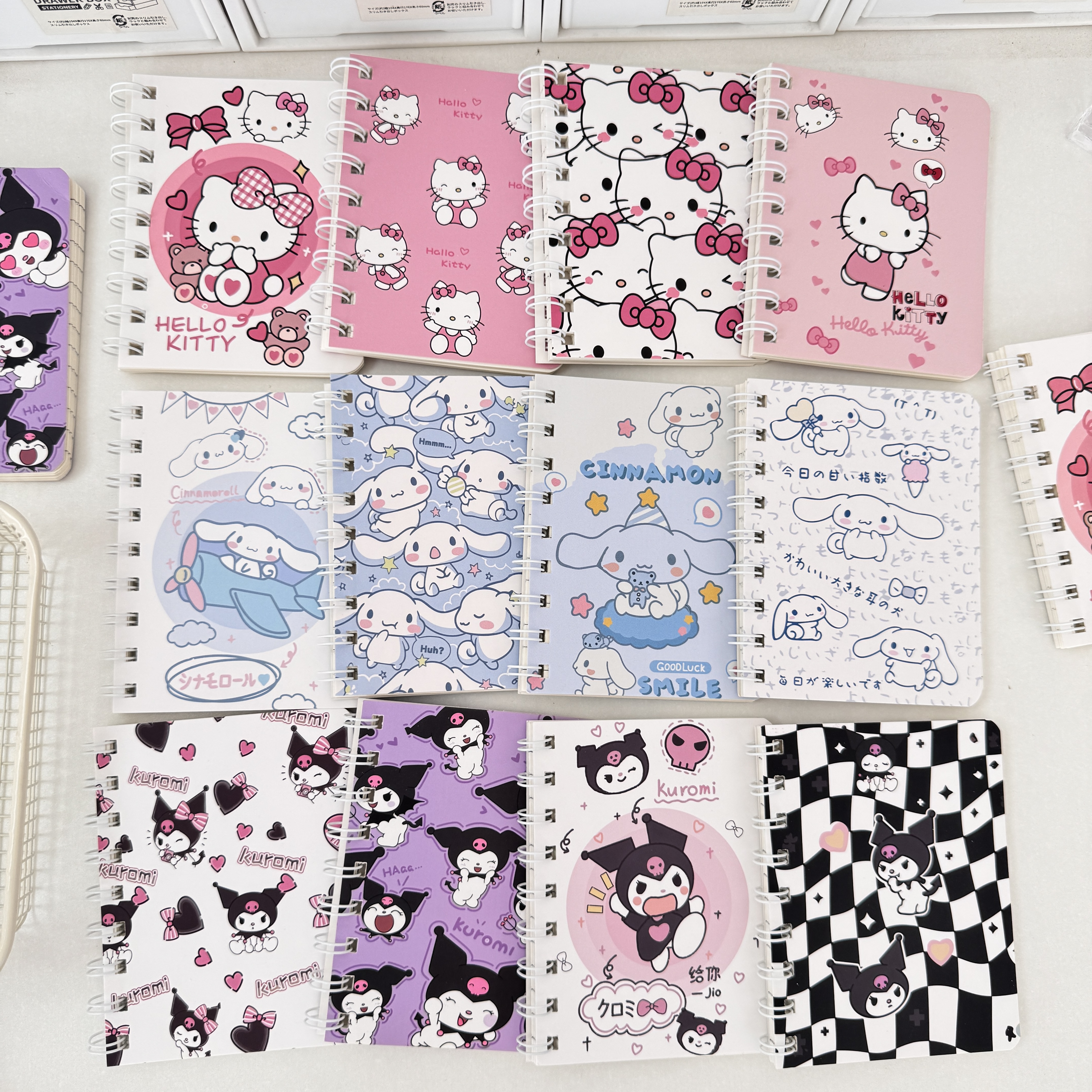 卡通A7线圈本大合集isn高颜值学生凯蒂猫小本子便携口袋本笔记本