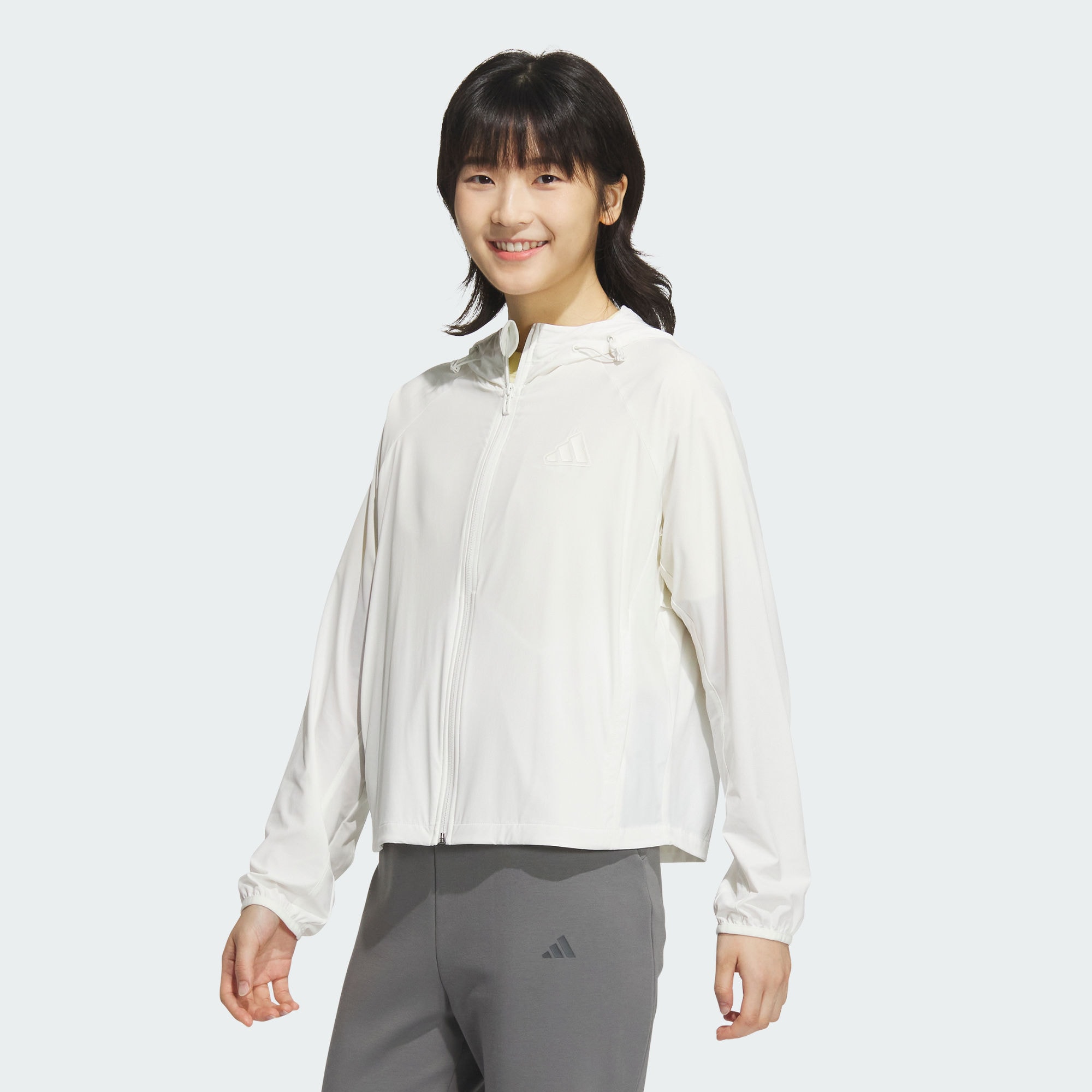 【商城】流光风Adidas阿迪达斯女子户外运动休闲夹克外套JN0705