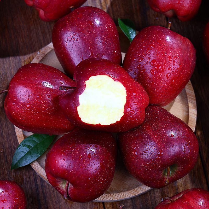 甘肃天水花牛苹果当季新鲜水果脆粉两吃整箱包邮现采现发