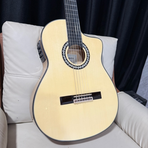 伊格莱西39寸电箱高级合板佛拉明戈吉他古典吉他