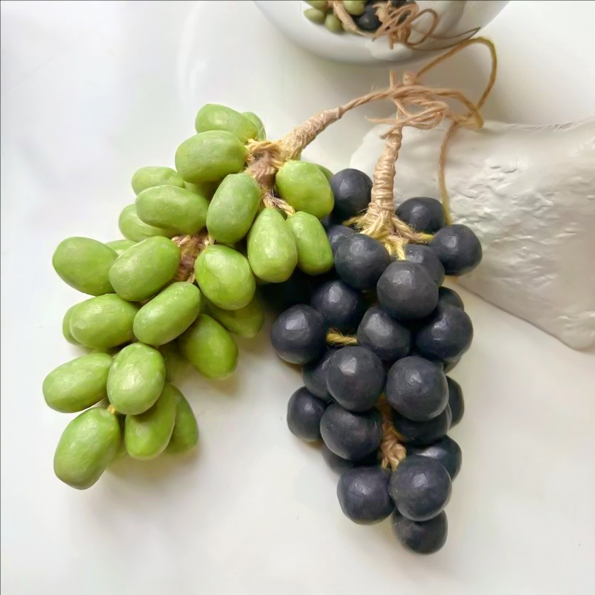仿真葡萄香皂手工一串青提手工皂葡萄串形状洗手香皂