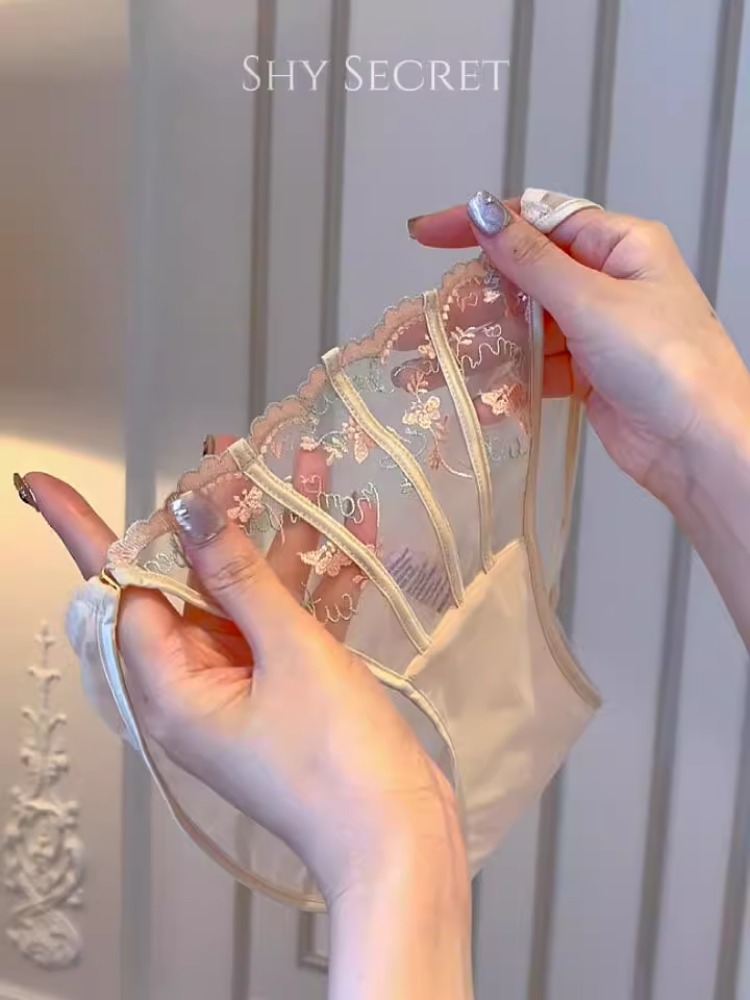 天箐色等烟雨软软鱼骨+国风刺绣内裤太美了一整个贵妇高级感