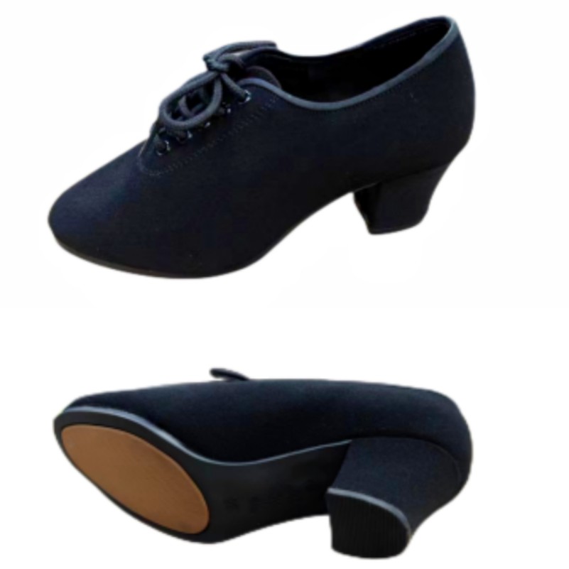 贝蒂舞鞋牛津布透气女鞋广场舞交谊舞国标舞摩登舞鞋胶底室外舞鞋