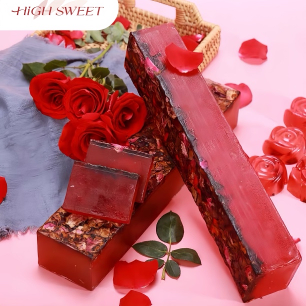 HighSweet洗脸洗澡玫瑰氨基酸甘油香皂【包邮】橄榄玫瑰精油香皂
