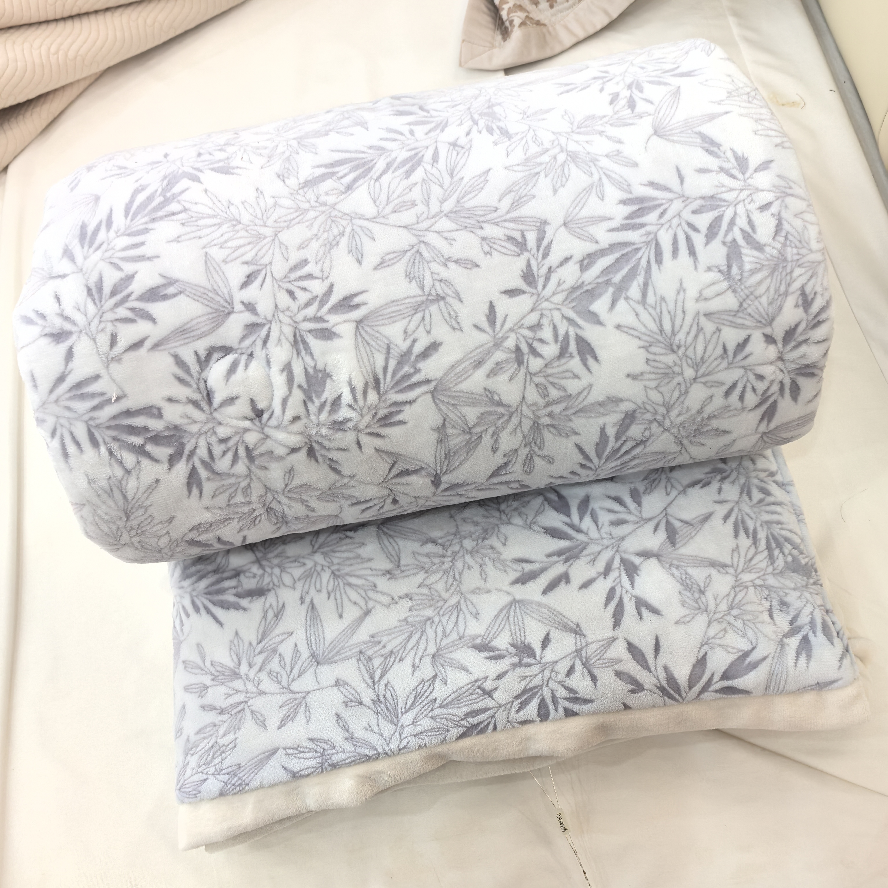 【蓝梦花】单双人棉被印花超细旦纤维亲肤柔软顺滑单双人冬被