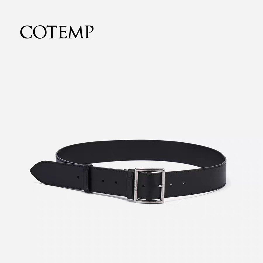 cotemp  Ancho Belt  25FW牛皮宽腰带复古擦色腰带