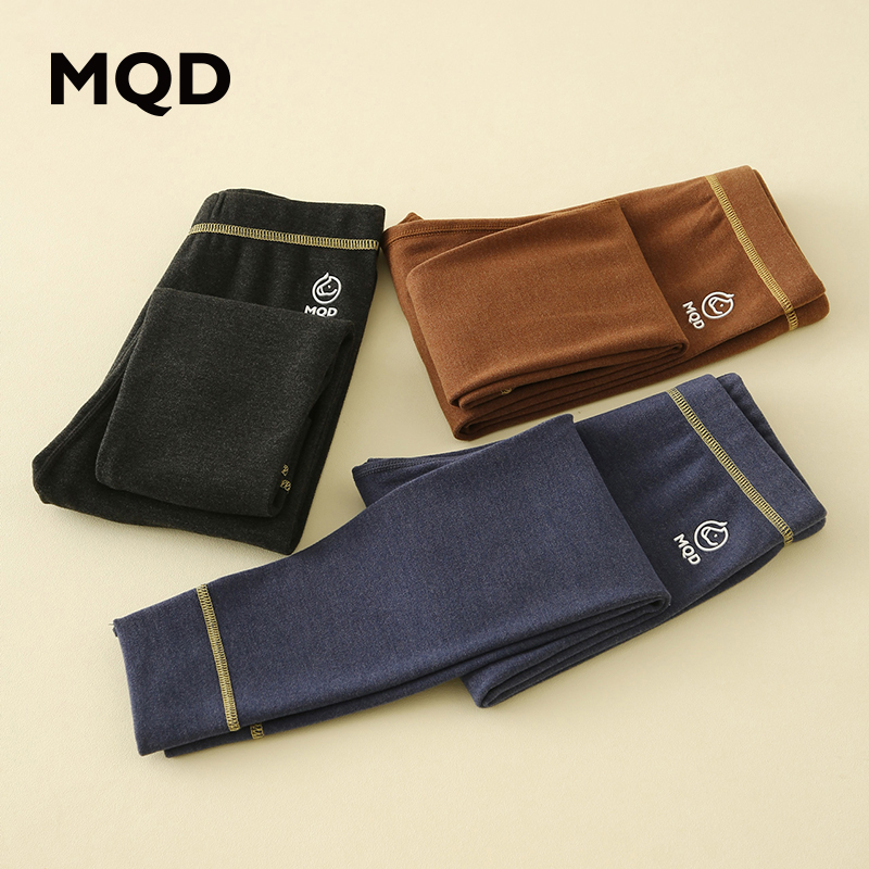 MQD【抑菌加绒】马骑顿儿童保暖打底裤男女校服神器宝宝绒厚绒衬裤