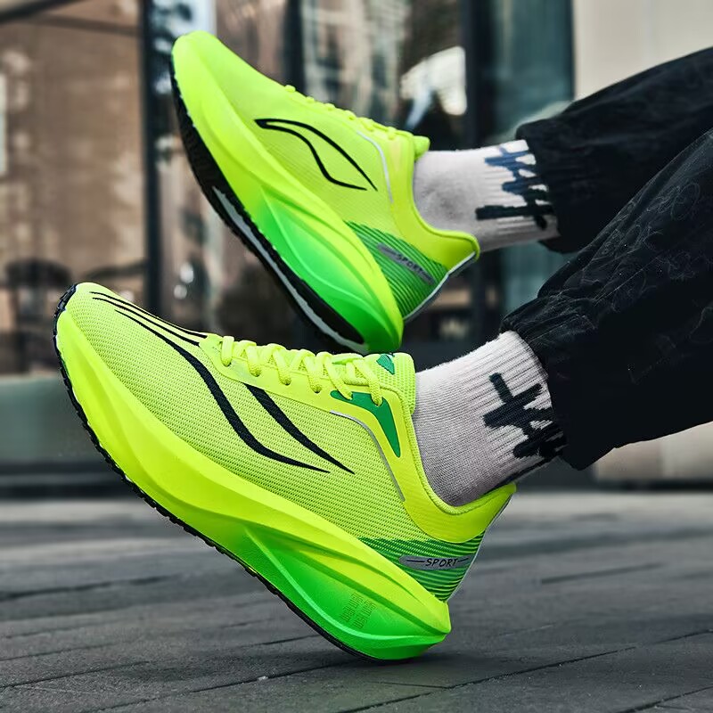 飞电5C碳板跑鞋竞速回弹减震超轻透气专业青少年跑步学生运动鞋