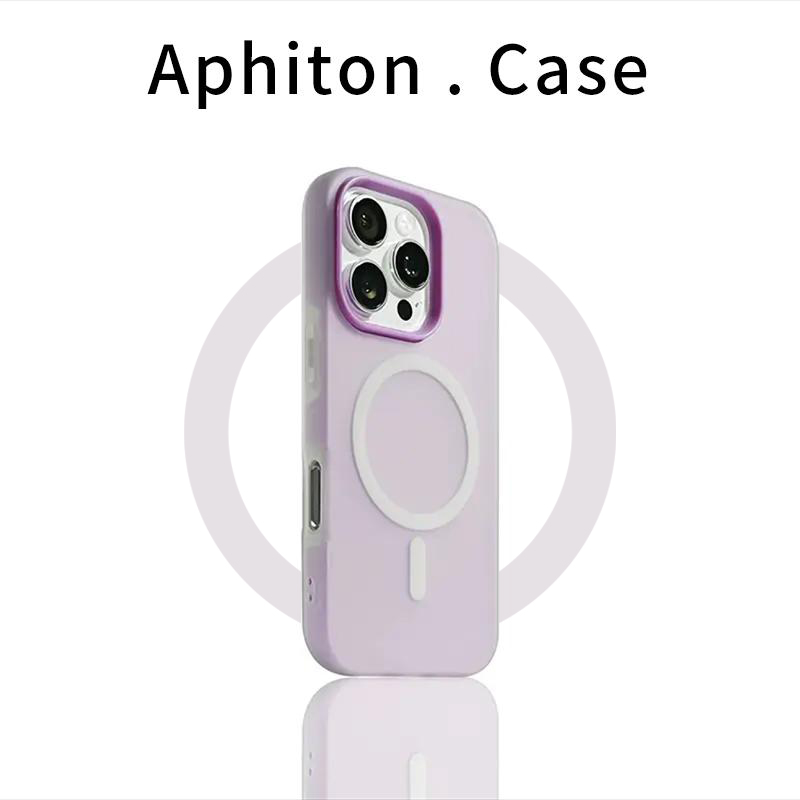 奥菲顿肤感果冻磁吸适用苹果16promax二合一手机壳华为P70小米15P