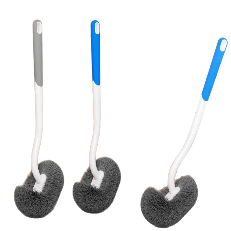 长款免打孔式混色马桶刷厕所刷软毛挂式深入挂墙式