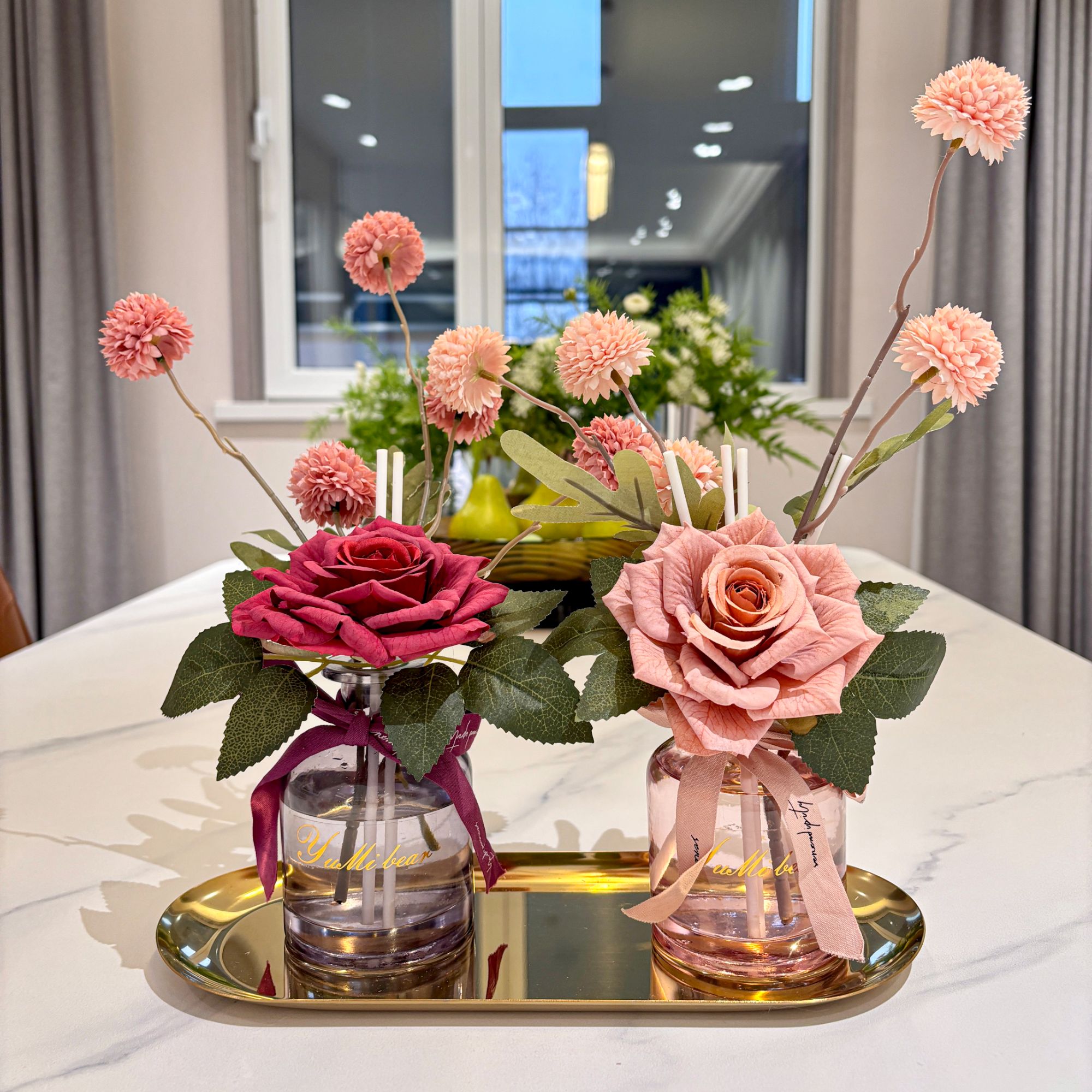 栀子花香薰摆件家用室内持久留香房间卫生间客厅卧室高颜值香氛