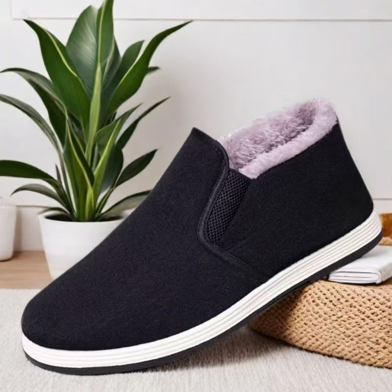 【保暖搭子】棉鞋冬季加绒老北京布鞋男加棉防滑布鞋工作男款棉布鞋