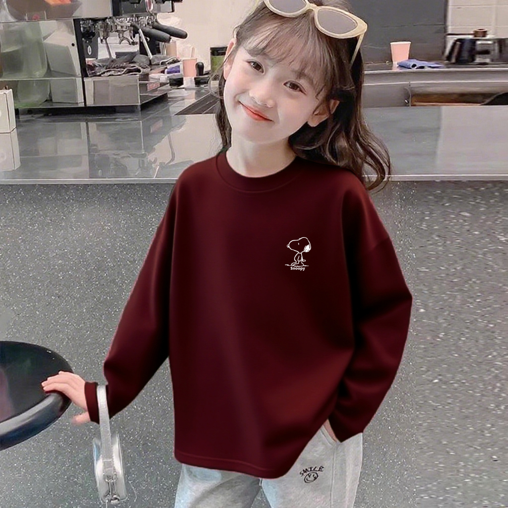 女童长袖T恤春秋款2025秋季儿童小女孩洋气打底衫时髦校园风上衣