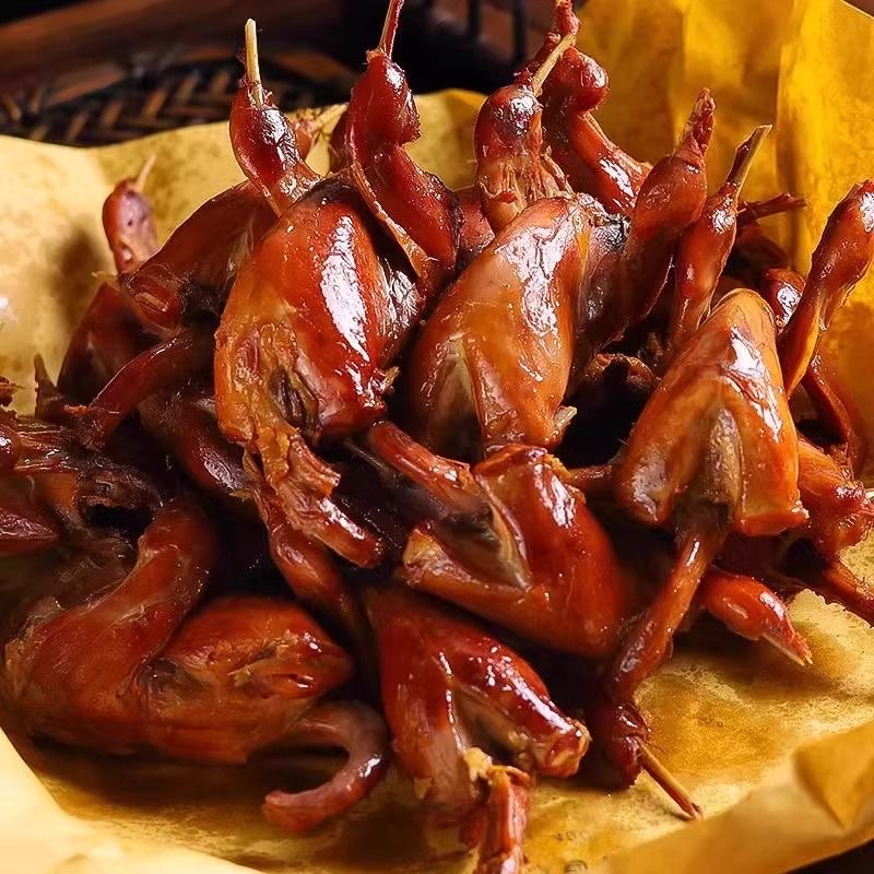 【10只超划算Y】椒麻鹌鹑整只香辣熟食卤香零食解馋真空包装卤肉