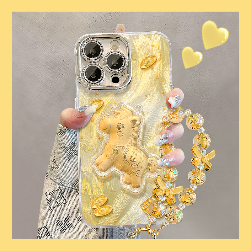 马上有钱适用苹果17华为VIVO/OPPO小米17iPhone16PRO羽纱纹手机壳