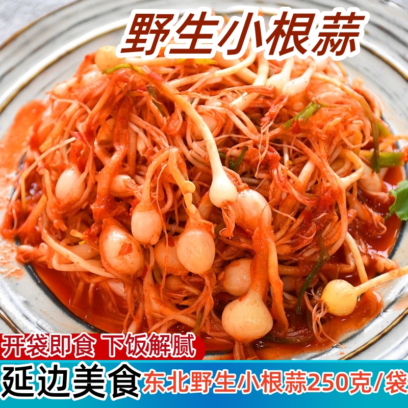 东北朝鲜族小根蒜泡菜延边小蒜头大脑瓜咸菜正宗腌酱菜薤白下饭菜
