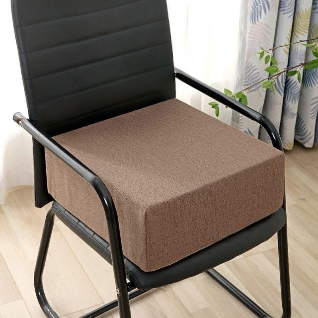 坐垫加厚增高不塌陷拆洗高密度海绵屁股办公室学生老师久坐增高椅