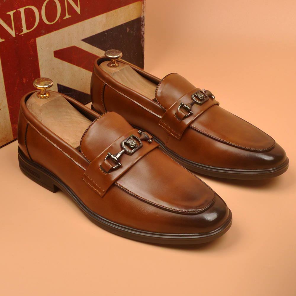 男士英伦尖头透气乐福鞋皮鞋商务休闲鞋复古青年发型师一脚蹬皮鞋