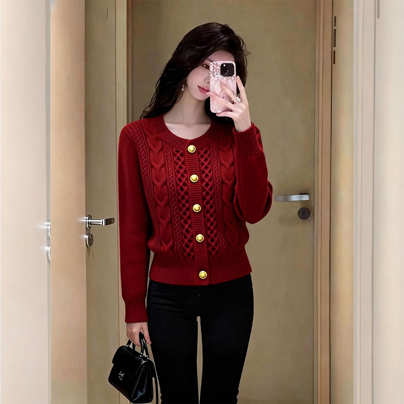 秋冬新款针织衫毛衣女时尚百搭气质轻熟风女装今年流行爆款上衣服