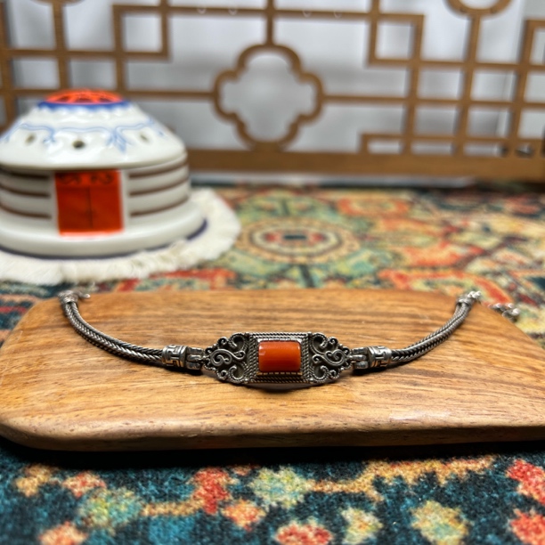 足银手链 纯银旭日手链蒙古民族风纯手工480