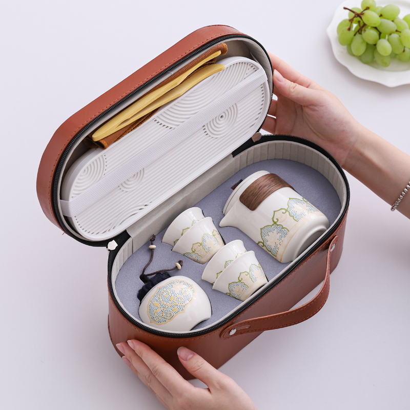 伴手礼生日礼物送爸爸老公领导旅行茶具茶杯户外便捷套装便携送礼