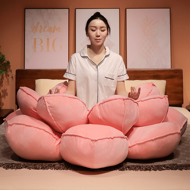 莲花坐垫好运莲莲蒲团搞怪屁垫飘窗懒人沙发坐墩家用榻榻米地垫女