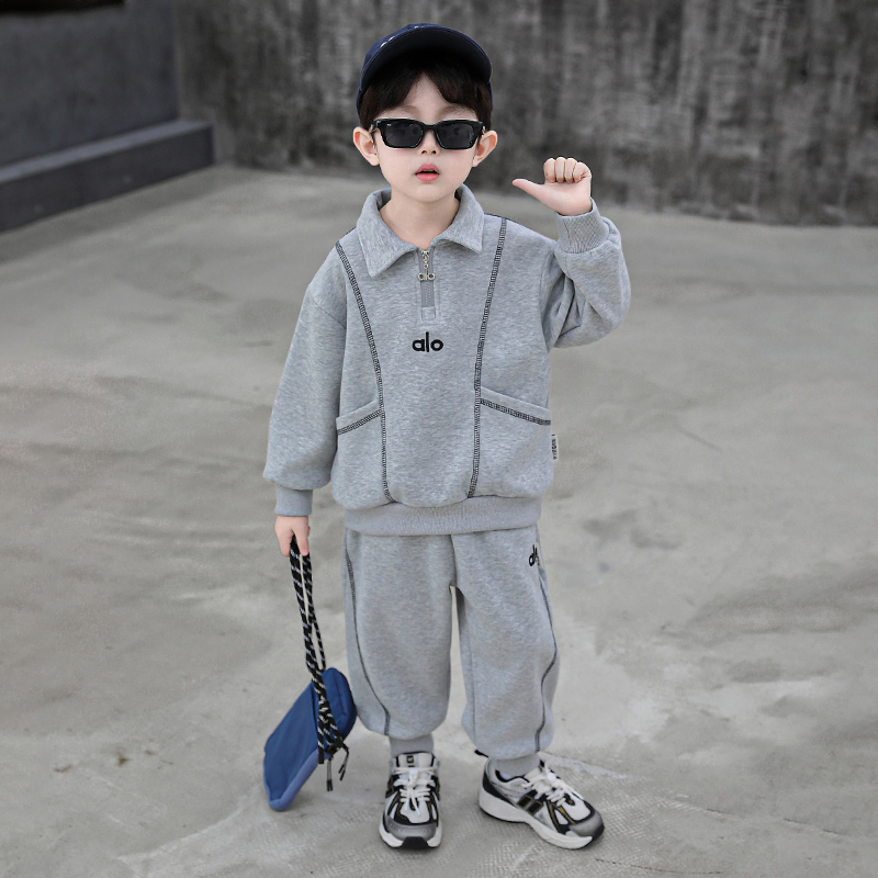 男童秋款套装2025新款秋季宝宝卫衣运动帅气两件套潮儿童韩版秋装